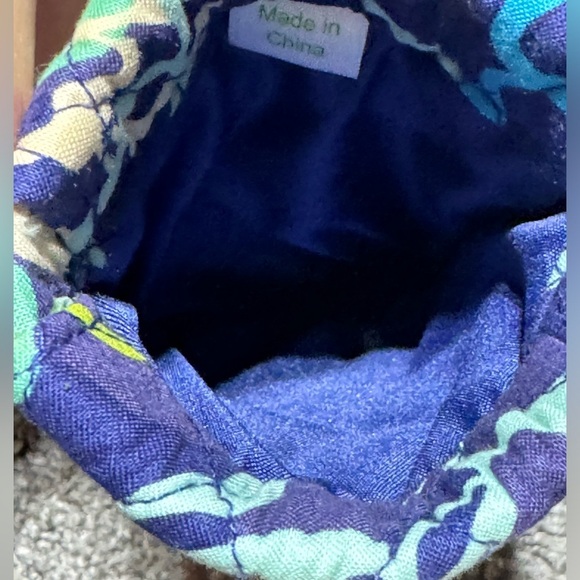 Vera Bradley Katalina Blue Eye Glass Case and NWT Luggage Tag - Picture 5 of 6